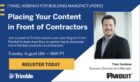 Place Your Content in Front of Contractors