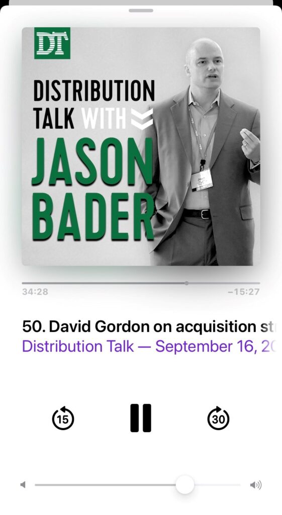 Jason Bader David Gordon Distribution Talk