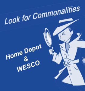 Home Depot WESCO Commonalities