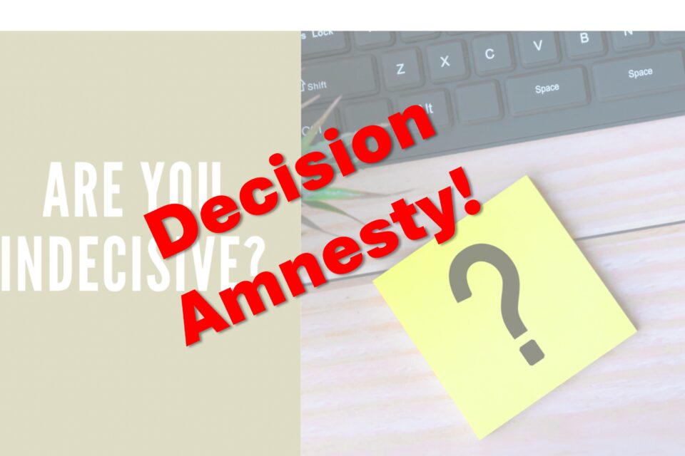 Tech Decisions Need Amnesty