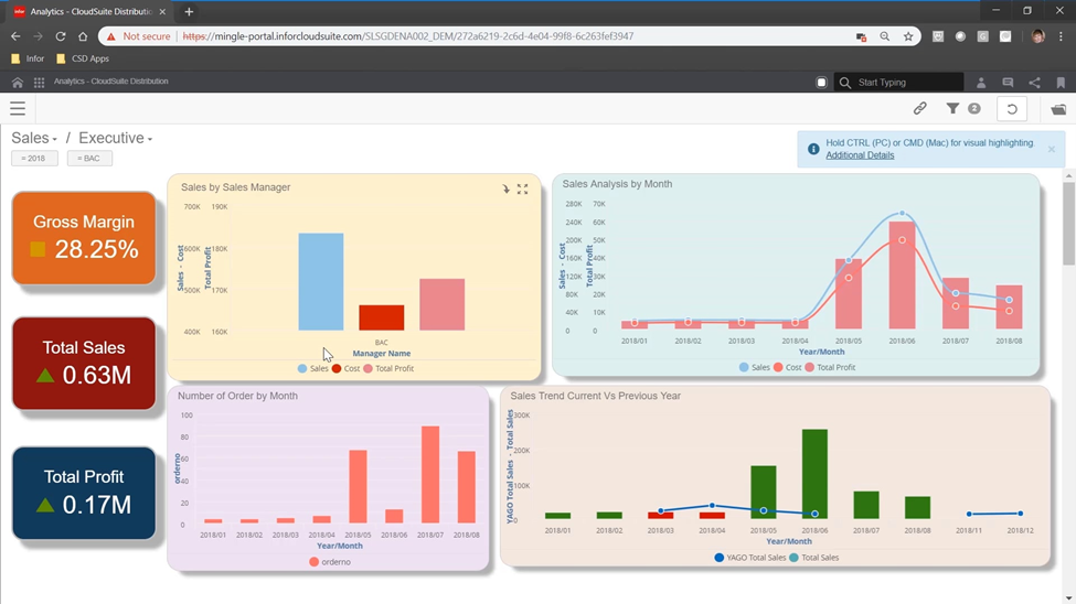 Infor Dashboard