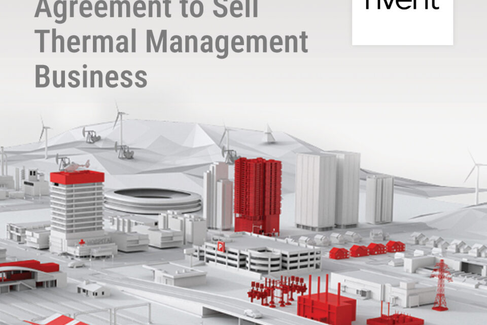 nVent Sells Thermal Management Business