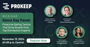 Prokeep Sales Playbook Webinar