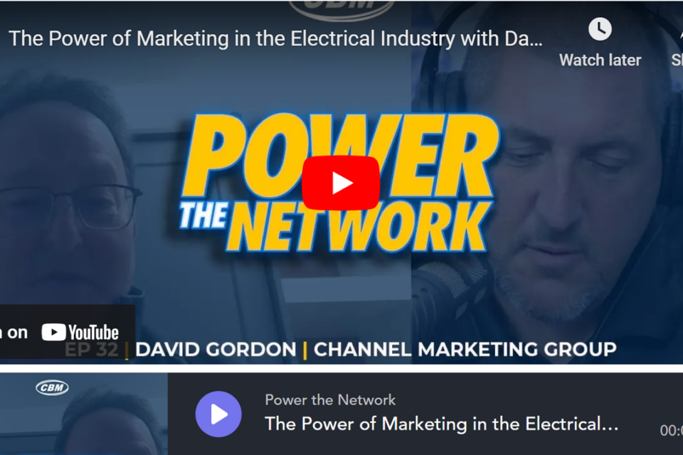 CBM - Power the Network Product - Channel Marketing Group David Gordon