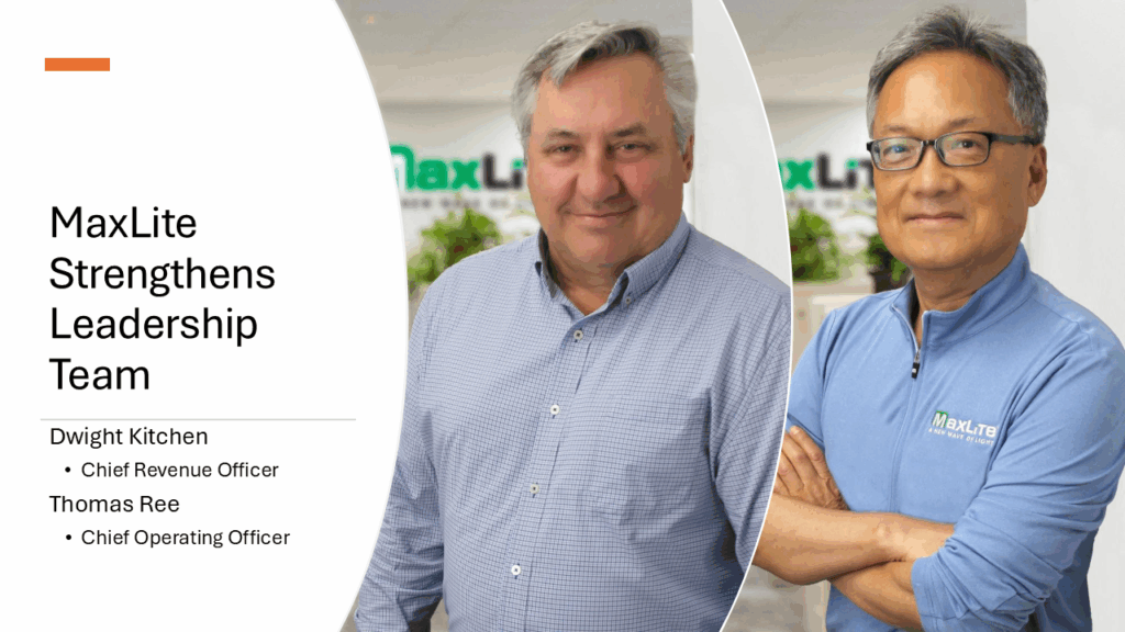 MaxLite Strengthens Leadership Team - ElectricalTrends
