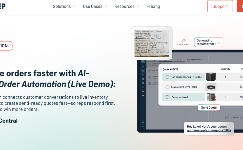 Prokeep Order Automation
