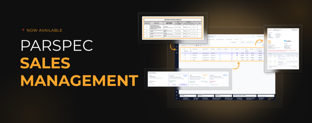 Parspec Launches Sales Management for Lighting Agents